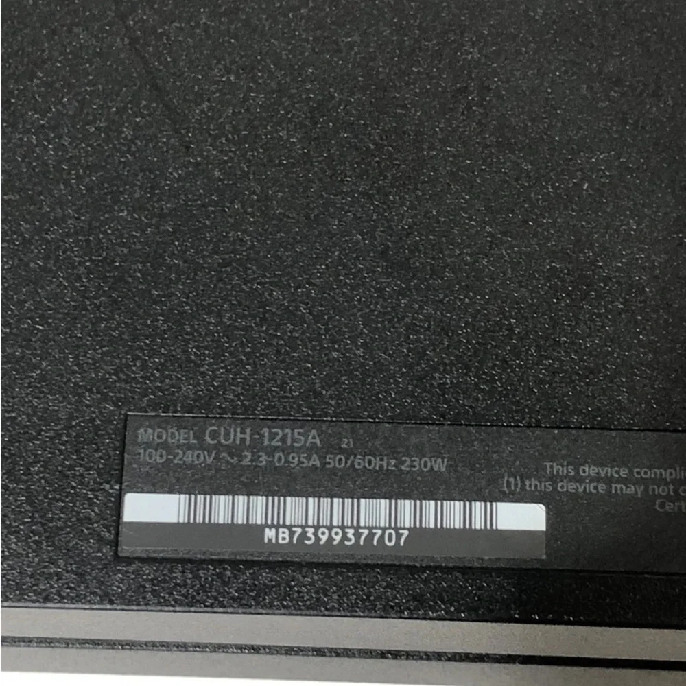 Sony PlayStation 4 PS4 Console 500GB Black CUH-1215A Console Only